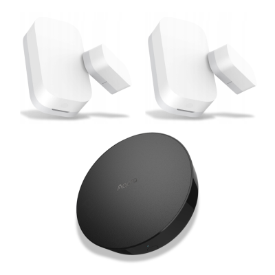 2 czujniki otwarcia drzwi i okien AQARA Door and Window Sensor T1 + Centrala AQARA M2 Hub Zigbee Homekit EU (HM2-G01) 2 czujniki otwarcia drzwi i okien AQARA Door and Window Sensor T1 + Centrala AQARA M2 Hub Zigbee Homekit EU (HM2-G01)