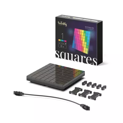 Inteligentne panele ścienne Twinkly Squares Extension 1 Block x 64 pixels RGB