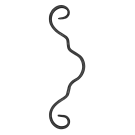Spirala kuta typu E 12x6 mm H250 x L75 mm Spirala kuta typu E 12x6 mm H250 x L75 mm
