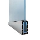 Profil typu U do balustrad całoszklanych 5000 mm – mocowanie od góry – Kozza, seria KE 100