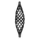 Koszyk kuty z 8 prętów 12x12 mm H190 x L50 mm Koszyk kuty z 8 prętów 12x12 mm H190 x L50 mm