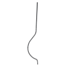 Tralka stalowa balkonowa 12x12mm H950 x L160 mm Tralka stalowa balkonowa 12x12mm H950 x L160 mm