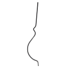 Tralka stalowa balkonowa 12x12 mm H950 x L175 mm Tralka stalowa balkonowa 12x12 mm H950 x L175 mm