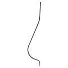 Tralka stalowa balkonowa 12x12 mm H950 x L200 mm Tralka stalowa balkonowa 12x12 mm H950 x L200 mm