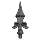 Grot stalowy kuty fi12 mm H130 x L60 mm Grot stalowy kuty fi12 mm H130 x L60 mm