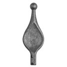Grot stalowy kuty 12x12 mm H120 mm x L42 mm Grot stalowy kuty 12x12 mm H120 mm x L42 mm