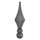 Grot stalowy kuty fi 25 mm H135 x L40 mm Grot stalowy kuty fi 25 mm H135 x L40 mm