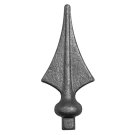 Grot stalowy kuty 15x15 mm H135 x L60 mm