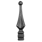 Grot stalowy kuty 20x20 mm H125 x L30 mm Grot stalowy kuty 20x20 mm H125 x L30 mm
