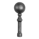 Grot stalowy kuty fi18 x H125 x L40 mm Grot stalowy kuty fi18 x H125 x L40 mm