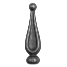 Grot stalowy kuty fi 33 mm H150 x L40 mm Grot stalowy kuty fi 33 mm H150 x L40 mm