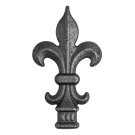 Grot stalowy kuty 30x30 mm H155 x L92 mm Grot stalowy kuty 30x30 mm H155 x L92 mm