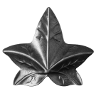 Liść bluszczu kuty H120 x L140 x 2 mm