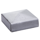 Daszek stalowy kopertowy na słupek 120 x 120 x 0,8 mm Daszek stalowy kopertowy na słupek 120 x 120 x 0,8 mm