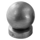 Daszek stalowy na słupek fi 80 mm kula fi 60 mm Daszek stalowy na słupek fi 80 mm kula fi 60 mm