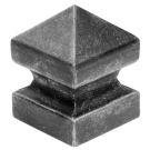 Daszek stalowy na słupek 60 x 60 x H86 mm