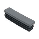 Zaślepka plastikowa do profilu prostokątnego 20x80 mm, antracyt RAL 7016 Zaślepka plastikowa do profilu prostokątnego 20x80 mm, antracyt RAL 7016