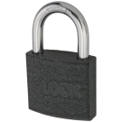 Kłódka żeliwna QLOCK 40 mm szara Kłódka żeliwna QLOCK 40 mm szara