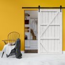 System drzwi przesuwnych typu barn door – wzór: fortress – bez drzwi