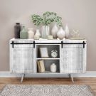 System drzwi przesuwnych dwuskrzydłowych typu mini barn door – wzór: double mini simple, szyna 1,25 m – bez drzwi System drzwi przesuwnych dwuskrzydłowych typu mini barn door – wzór: double mini simple, szyna 1,25 m – bez drzwi