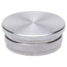 Zaślepka poręczy fi42,4 mm, płaska, wbijana, H4 mm, stal nierdzewna, satyna Zaślepka poręczy fi42,4 mm, płaska, wbijana, H4 mm, stal nierdzewna, satyna