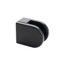 Uchwyt do szkła zaokrąglony – 50x40x26 mm, do płaskiej powierzchni, zamak, antracytowy