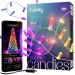 Zdjęcie Lampki łańcuchowe - świeczki Twinkly Strings USB - 200 Candle-shaped RGB LEDs, Clear Wire, USB-C