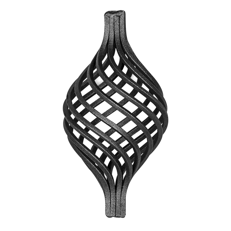 Koszyk kuty z 12 prętów 16x16 mm H160 x L85 mm