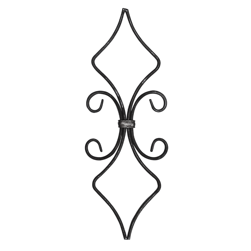 Rozeta kuta 11,5x5,5 mm H410 x L165 mm