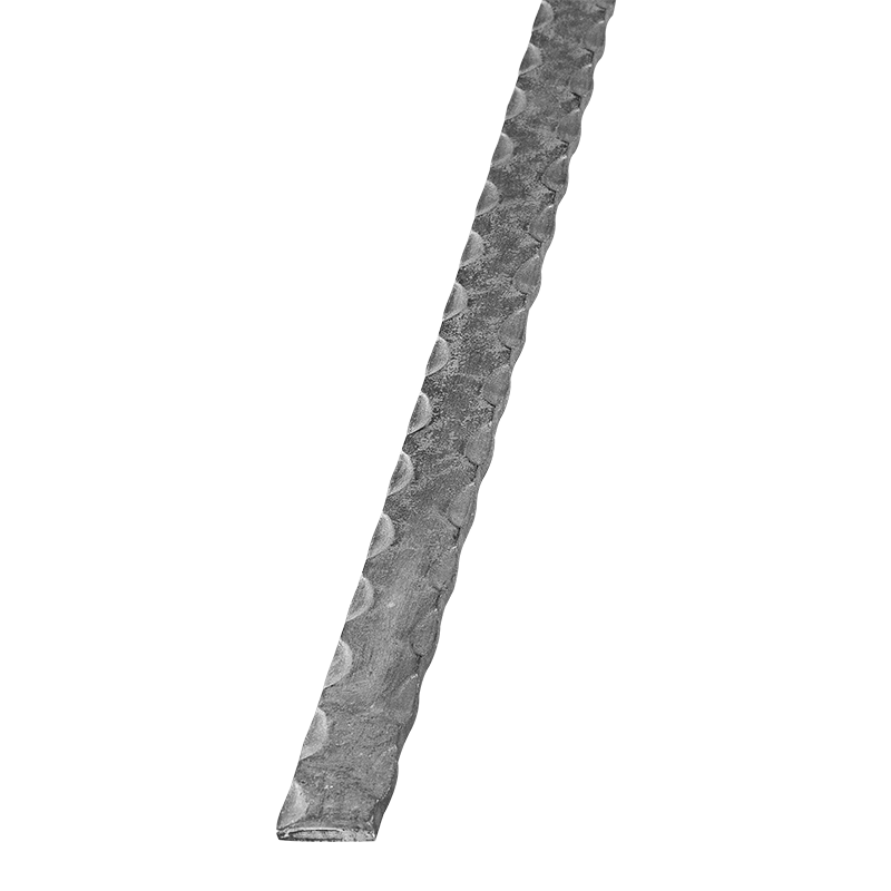 Pochwyt stalowy fakturowany, płaskownik 30x5 L6000 mm