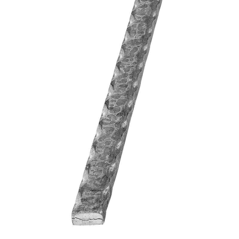 Płaskownik stalowy kuty fakturowany 20x10 mm L3000 mm