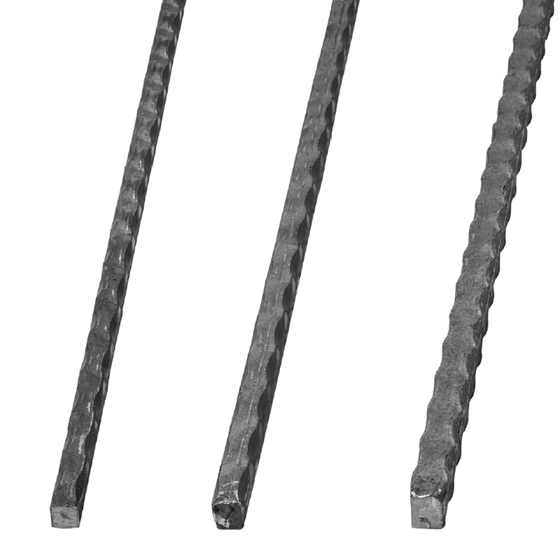 Pręt stalowy kuty fakturowany 20x20 mm L3000 mm