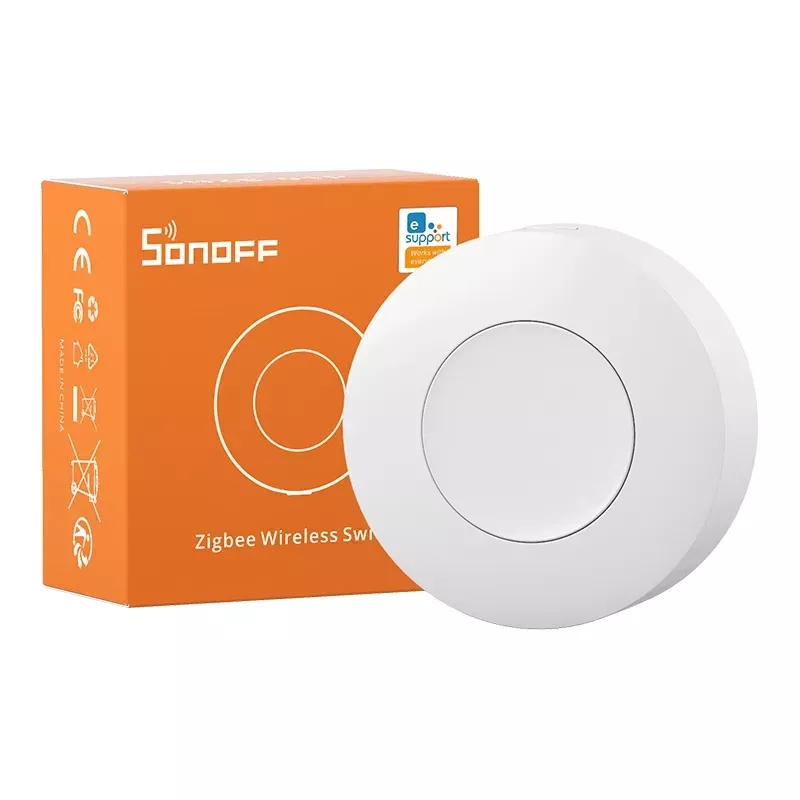 Inteligentny bezprzewodowy przycisk ZigBee Sonoff SNZB-01P (okrągły pilot)