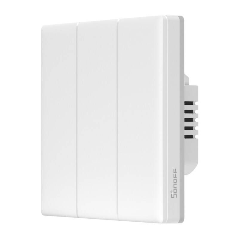 Inteligentny dotykowy przełącznik ścienny Wi-Fi Sonoff TX T5 3C – 3-kanałowy