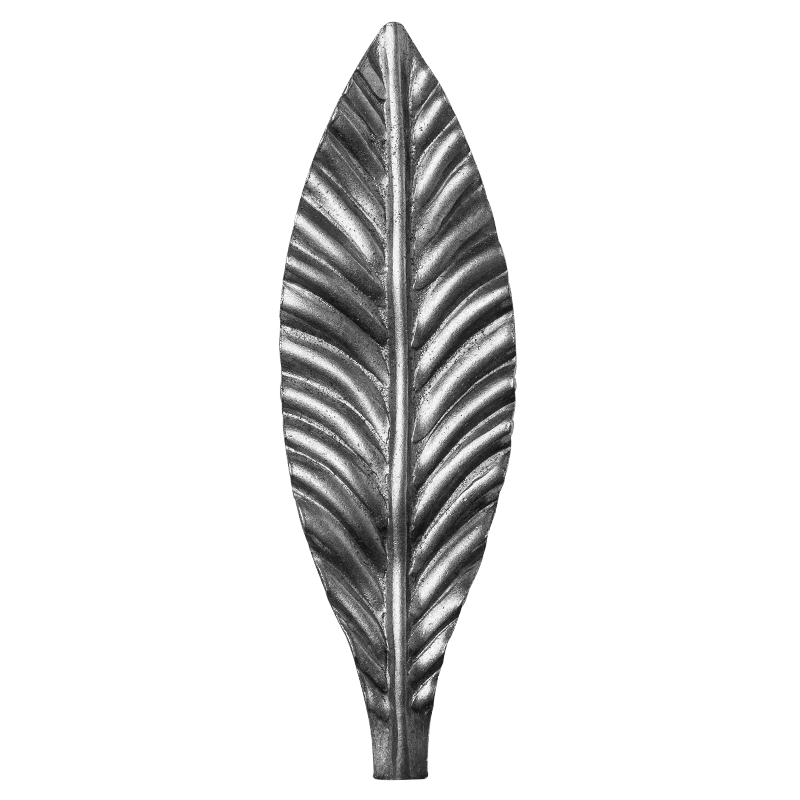 Liść laurowy stalowy ozdobny H130 x L40 x 2,5 mm