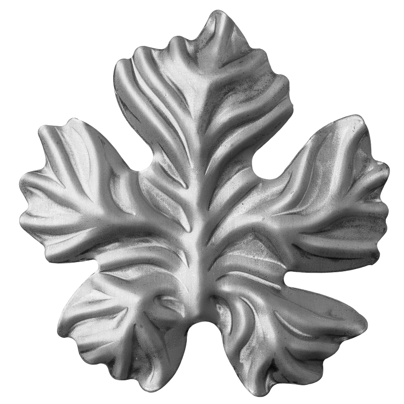 Liść winogrona kuty H150 x L150 x 2 mm