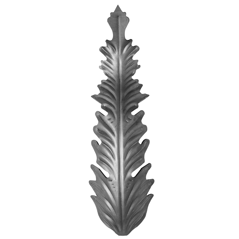Liść kuty H260 x L100 mm, grubość 2 mm