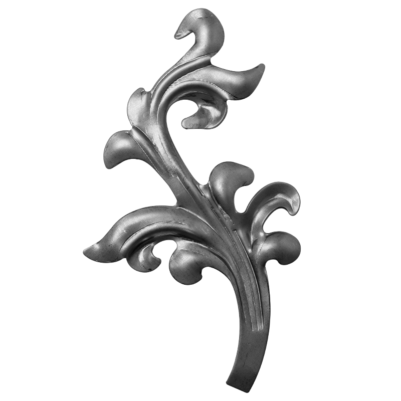 Liść z blachy lewy H240 mm x L140 mm x 2 mm