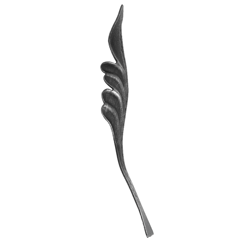 Liść kuty H240 x L70 mm