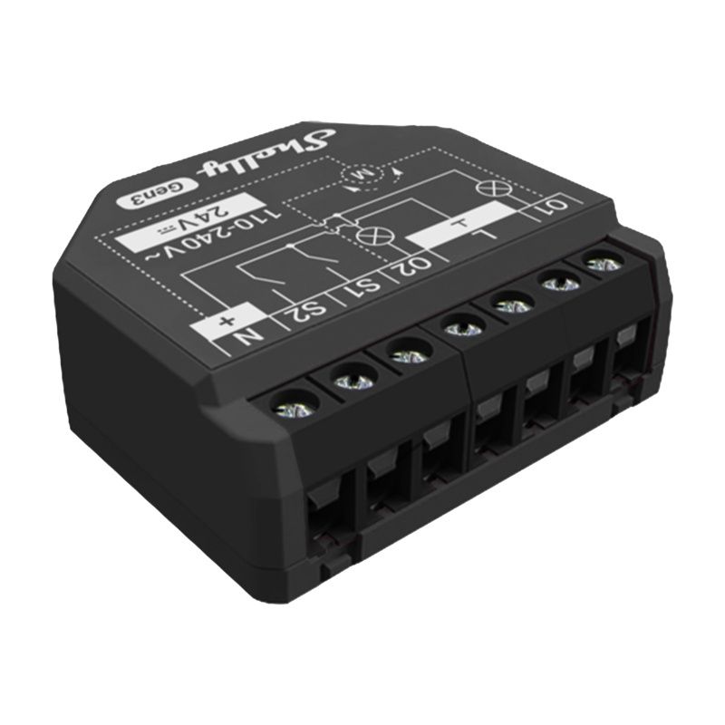 Zestaw 4 Sterowników Shelly 2PM Gen3 WiFi/Bluetooth