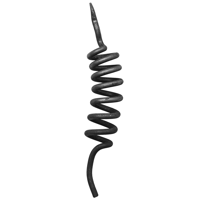 Spirala winogronowa kuta ze staliwa H180 x L28 x fi5 mm