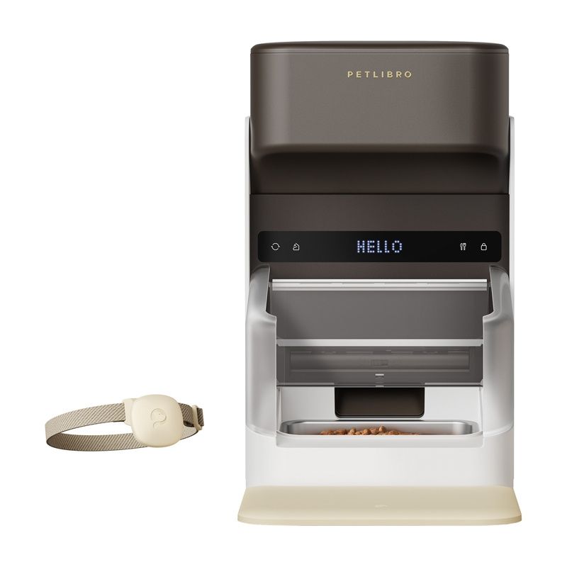 Inteligentny dozownik karmy Petlibro RFID z obrożą, 3L Inteligentny dozownik karmy Petlibro RFID z obrożą, 3L
