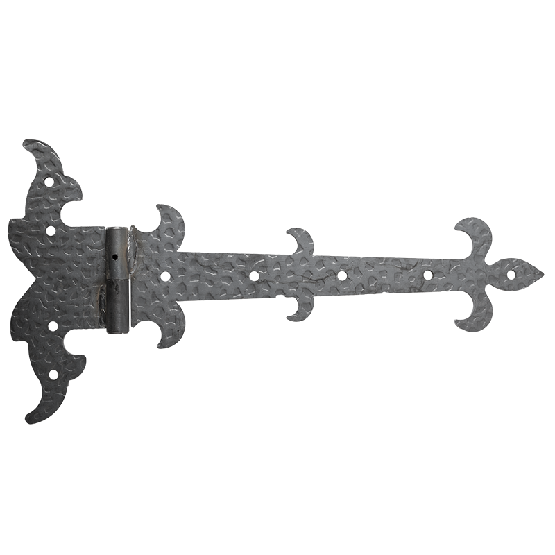 Zawias pasowy ozdobny lewy H178 x L342 x 3 mm