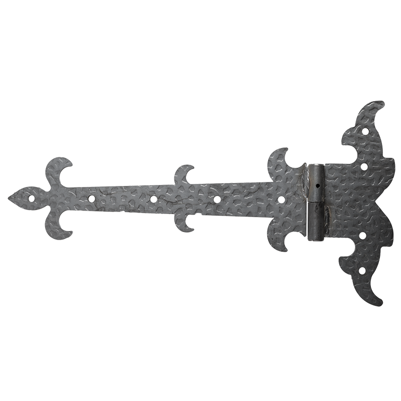 Zawias pasowy ozdobny prawy H178 x L342 x 3 mm