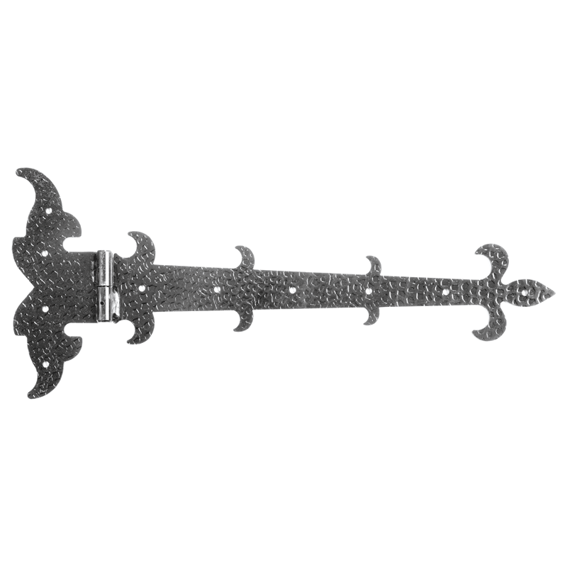 Zawias pasowy ozdobny lewy H225 x L525 x 3 mm