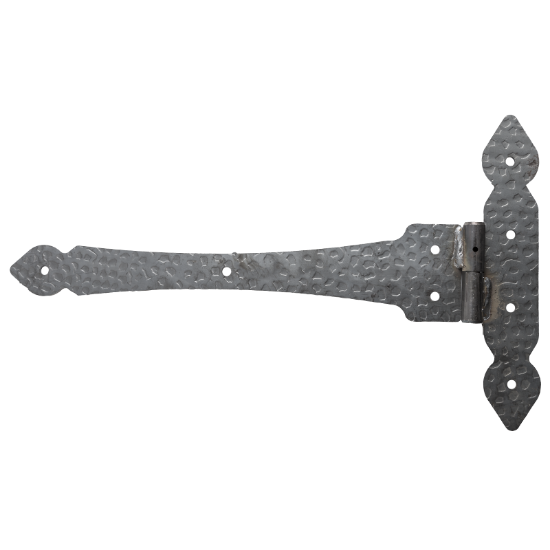 Zawias pasowy ozdobny prawy H207 x L357 grubość 3 mm