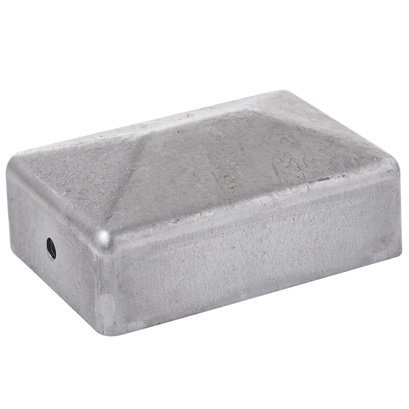 Daszek stalowy kopertowy na słupek 60x40x1 mm, ocynkowany