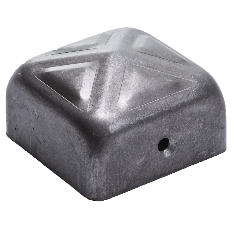Daszek stalowy kopertowy na słupek 50x50x1 mm