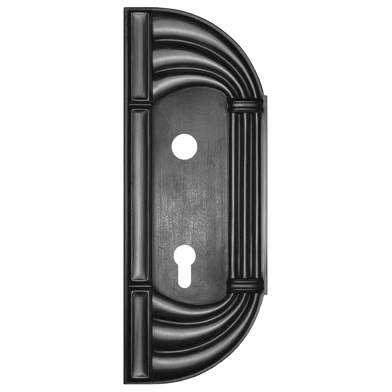 Szyld kuty do klamki i zamka prawy 90/50 H310xL116x2 mm