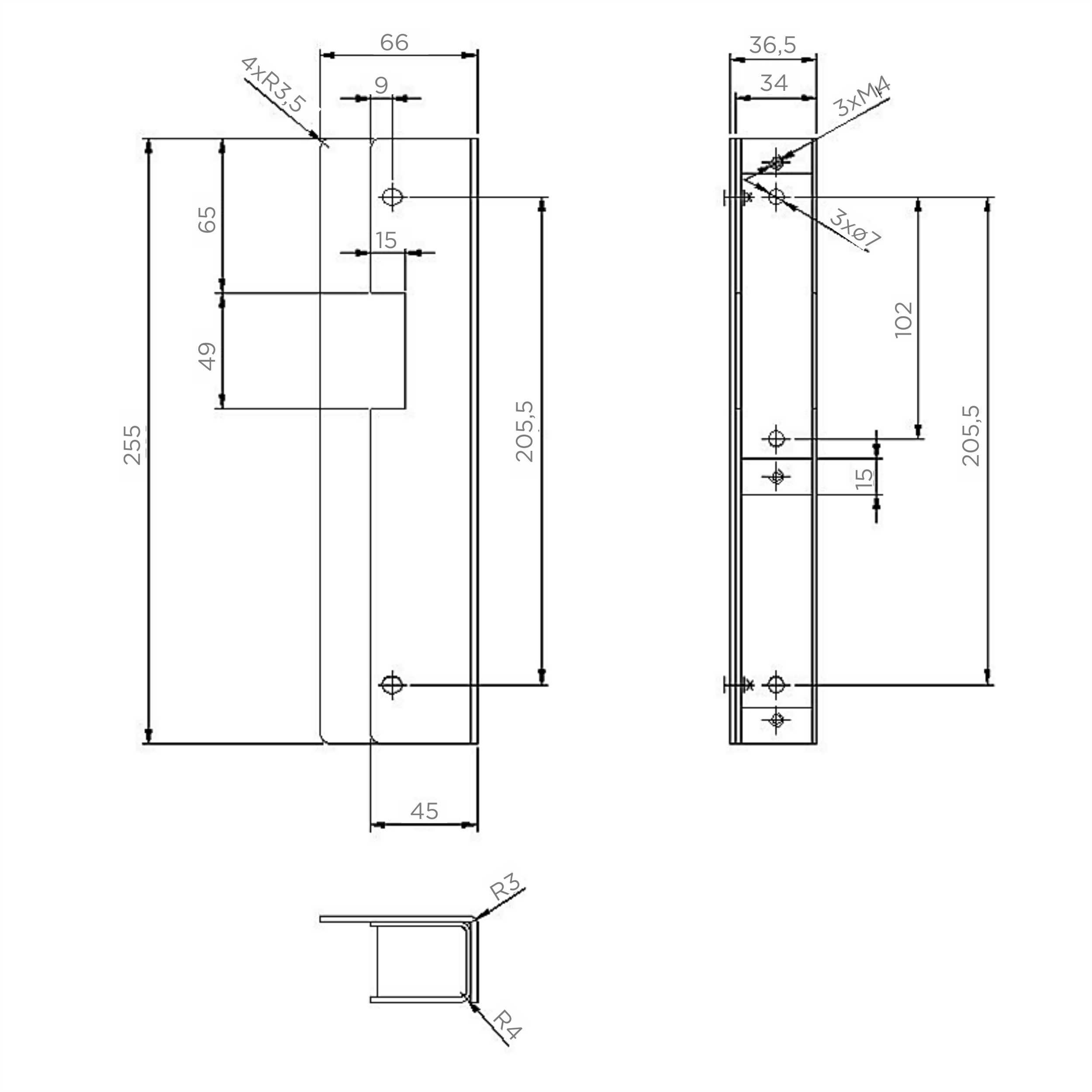 Kaseta elektrozaczepu (R3-KAS.U-C)